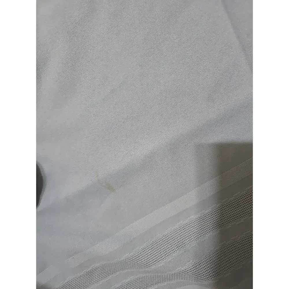 Vtg Blue Striped Retro Classic Kitchen Dining Decor Rectangle Tablecloth 81